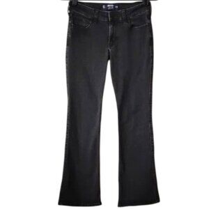 Hollister Low Rise Boot Cut Classic Stretch Jeans 4S 27S Black